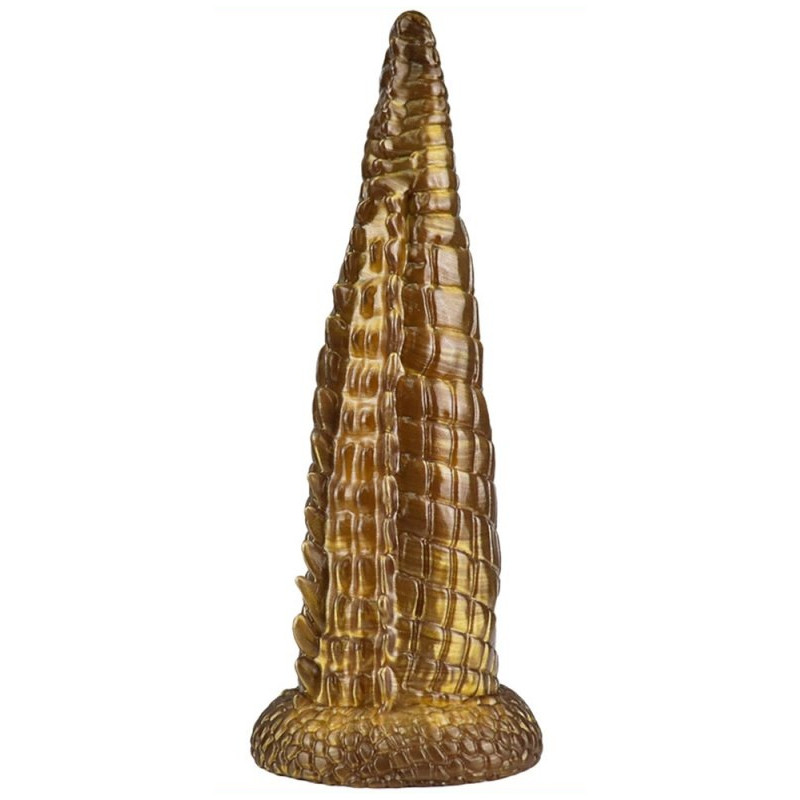 MetallicAnal Gode monster Dicknosaur S 18 x 5cm Doré